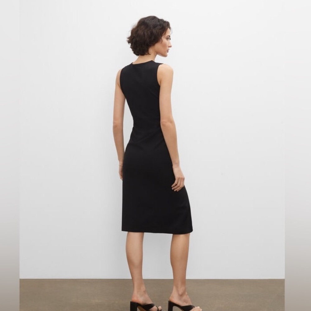 Club Monaco Black Midi Dress